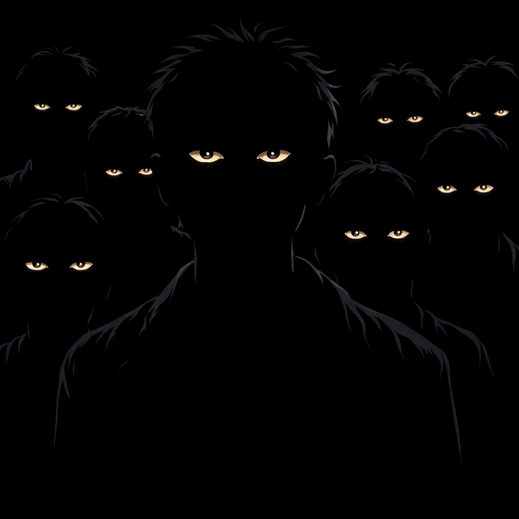 Swarm silhouette
