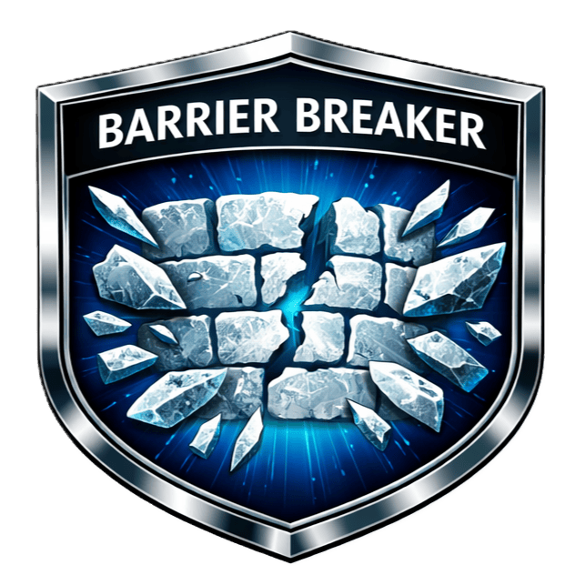 Barrier Breaker hero badge