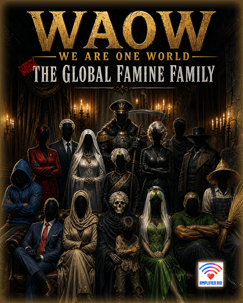 WAOW: We Are One World, The Global Famine Family poster
